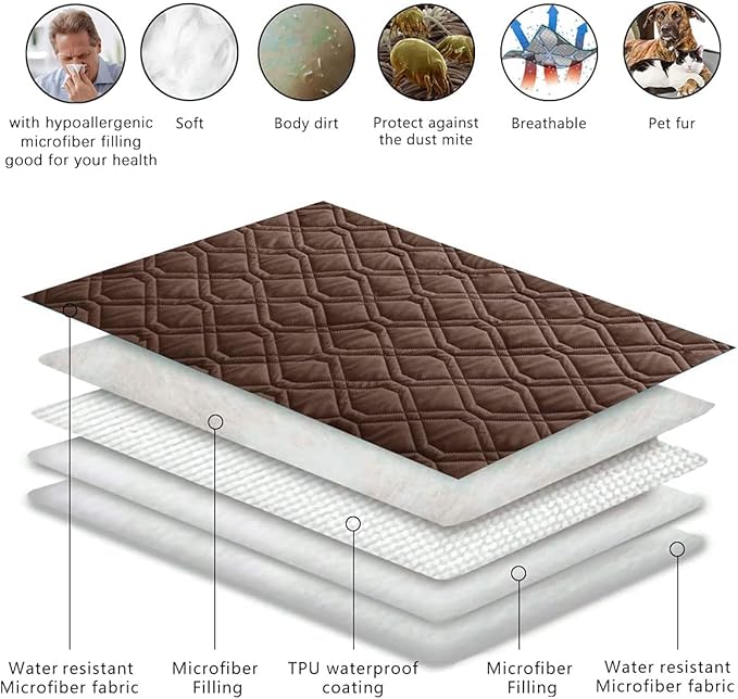 Ameritex Waterproof Dog Bed Cover Pet Blanket - Image 3
