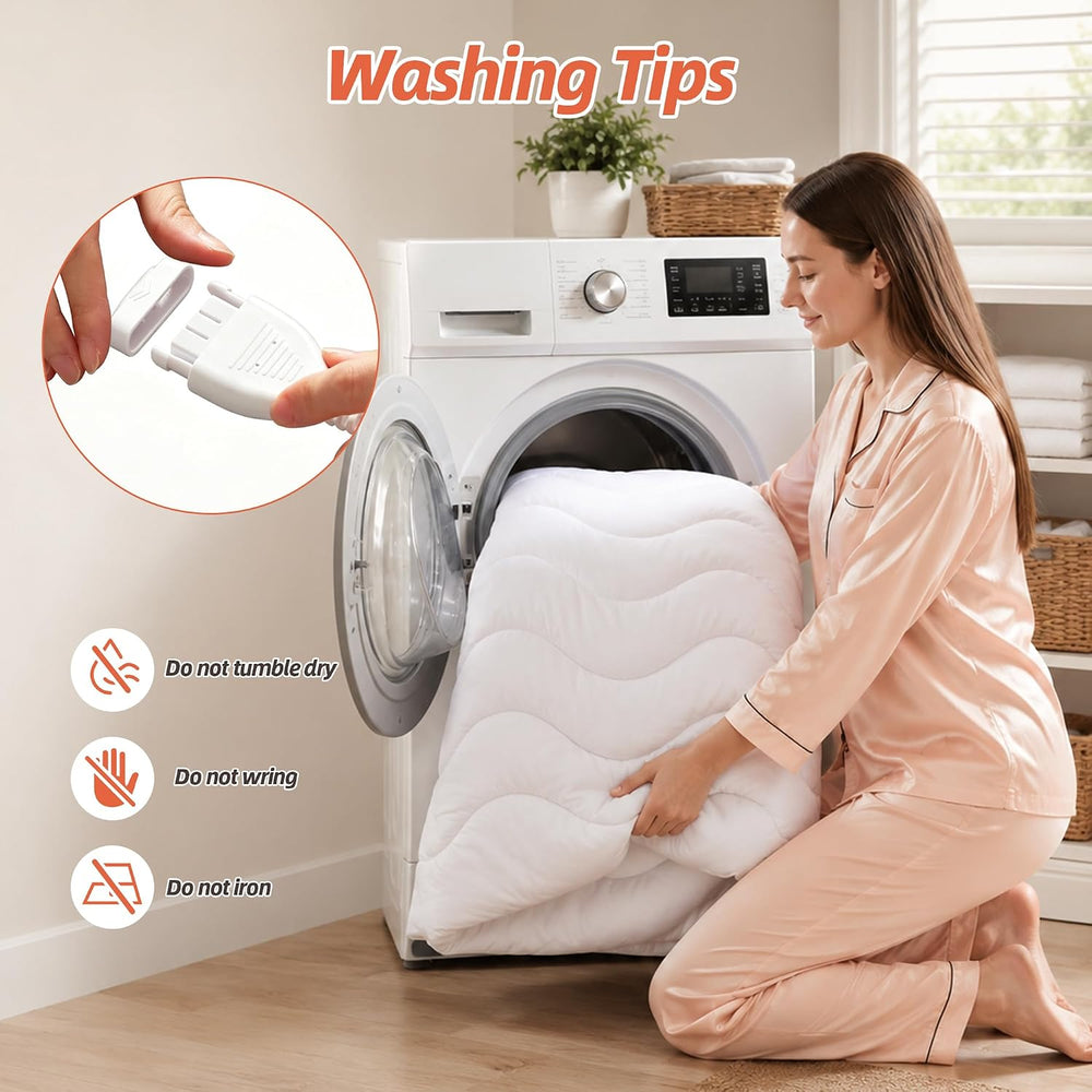 Heated Mattress Pad Queen, Cozy Bed Warmer with Preheat & Memory