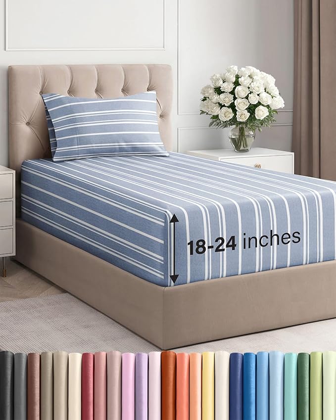 Extra Deep Pocket Twin Sheets by CGKUnlimited