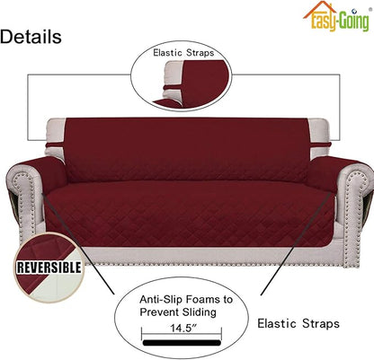 Easy-Going Reversible Loveseat Couch Cover - Image 3