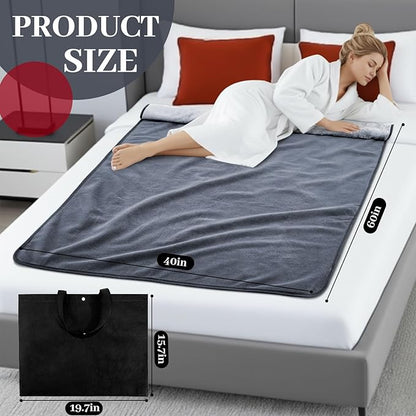 Waterproof Blanket for Bed Couch Sofa, Fleece and Flannel Waterproof Mat - Image 3