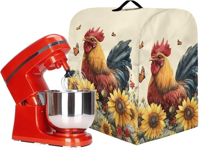 Stand Mixer Covers for 4.5-5 Quart Mixer Rooster - Image 3