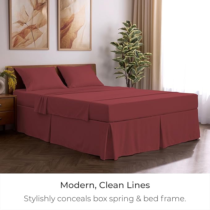 Mellanni Bed Skirt Twin Size - Image 5