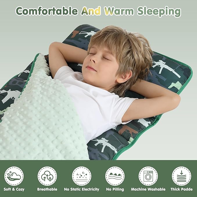 Viviland Toddler Kid Nap Mat for Preschool, Slumber Bag - Image 6