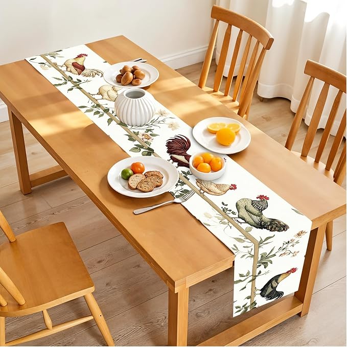 Farmhouse Chicken Table Runner - Image 2