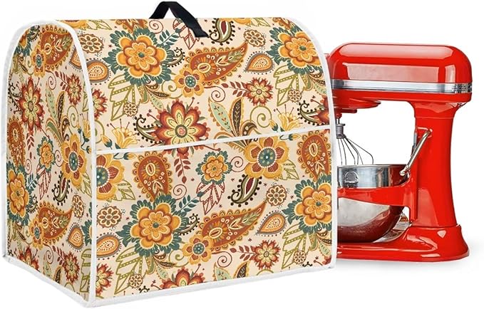 Boho Stand Mixer Cover 4.5-5Qt Mixer Cover Washable Anti-Stain Appliance Covers - Image 4