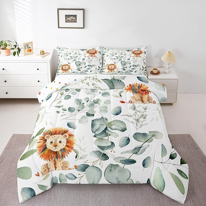 Erosebridal Cute Lion Bedding Toddler Size by Erosebridal