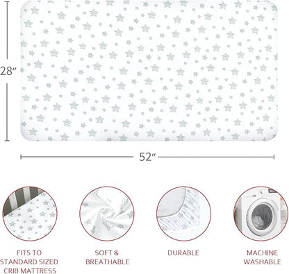 Crib Sheets & Waterproof Crib Mattress Protector - Image 6
