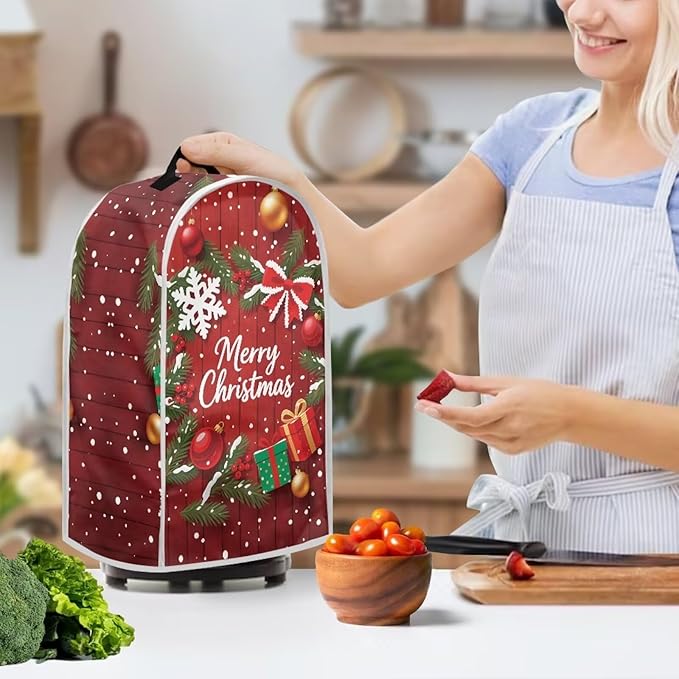 Merry Christmas Blender Cover Dust Cover - Image 2