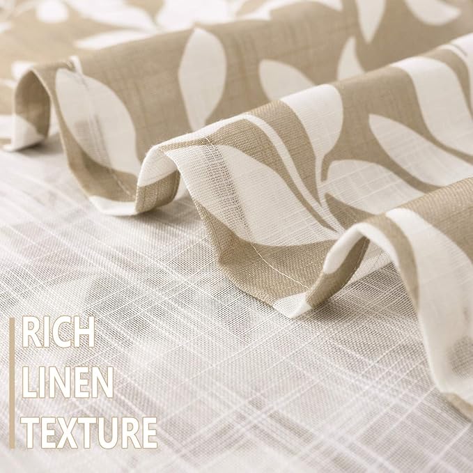 Treatmentex Leaf Semi Sheer Curtains - Image 3