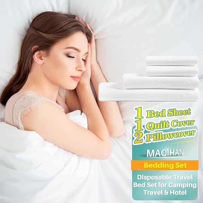 Disposable Bed Sheets for Travel by MaqiIhanCustomOfficial