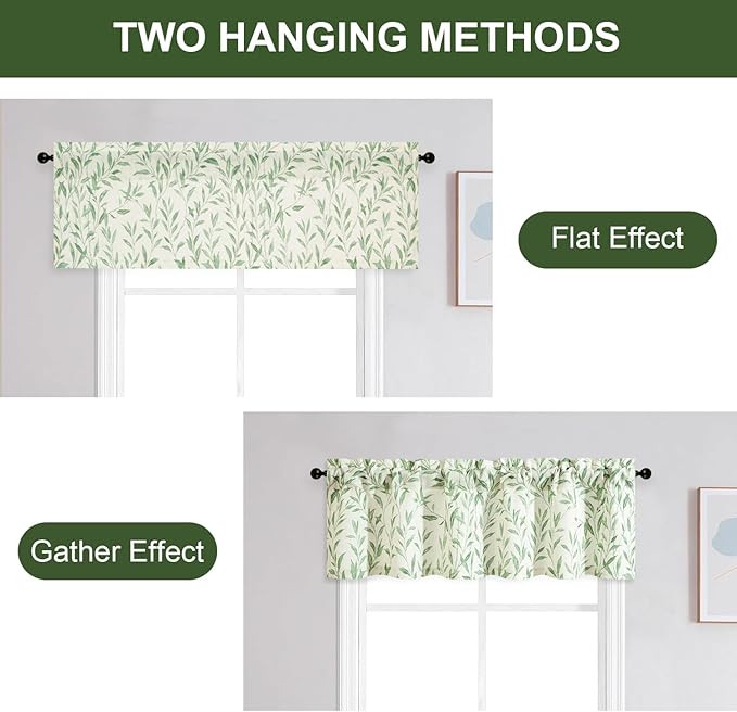 Leeva Farmhouse Elegant Window Valance - Image 7