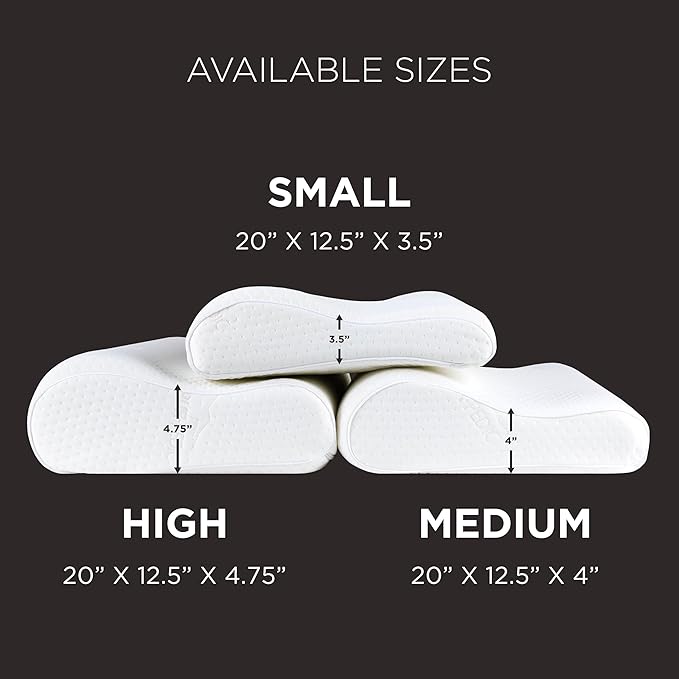 TEMPUR-Pedic, Standard TEMPUR-Neck Pillow, Small Profile-2-Pack - Image 12