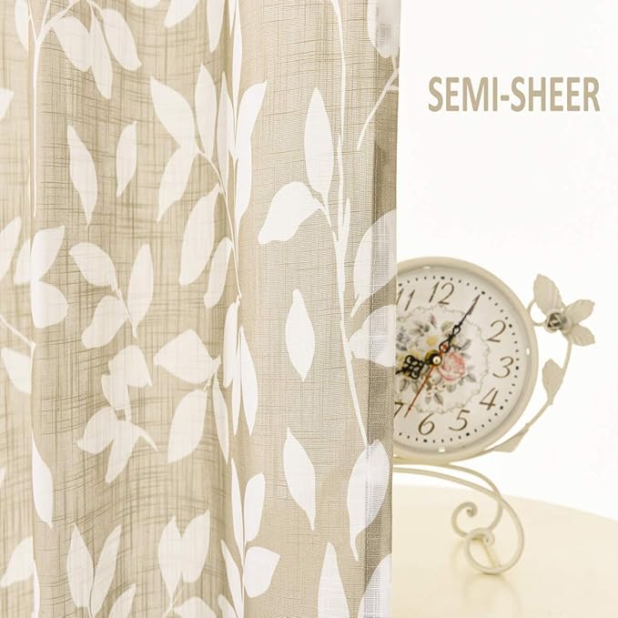 Treatmentex Print Semi Sheer Curtains - Image 4