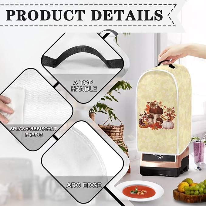 Blender Covers For Kitchen Food Processor Cover Blender Cover Dust Cover Print - Image 4