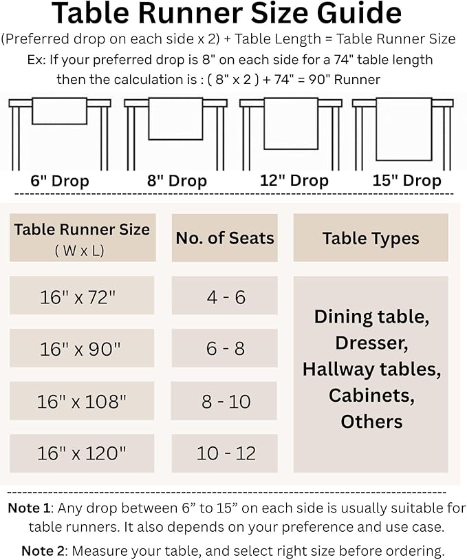 Solino Home Stripe Linen Table Runner 72 Inches Long - Image 3