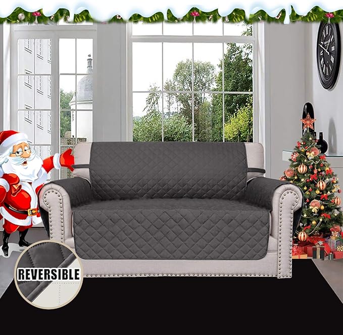 Easy-Going Reversible Loveseat Couch Cover - Image 2