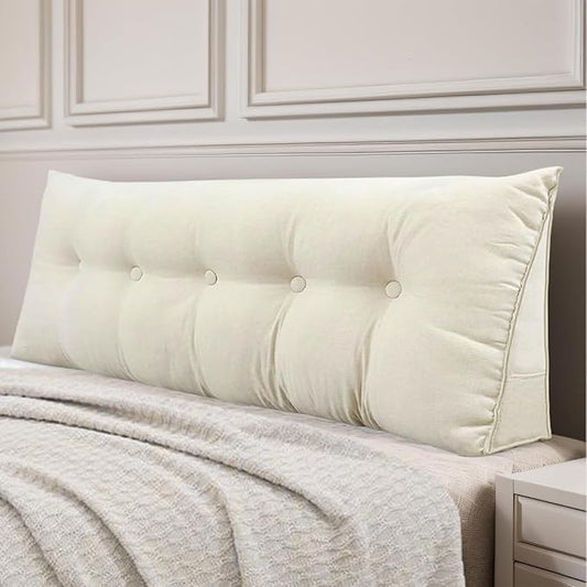 Headboard Pillow Queen, Large Triangular Wedge Headboard Pillow by DANGHOOGYFurnitureCushions