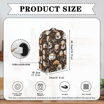 Brown Bread Coffee Blender Cover Kitchen Blender Dust Covers Food Processor - Image 5