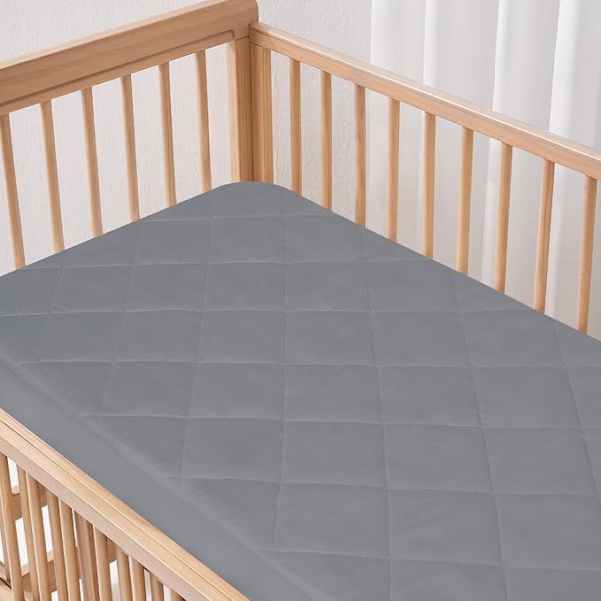 Mini Crib Mattress Protector Sheets Fitted Waterproof Mini Crib Mattress - Image 5