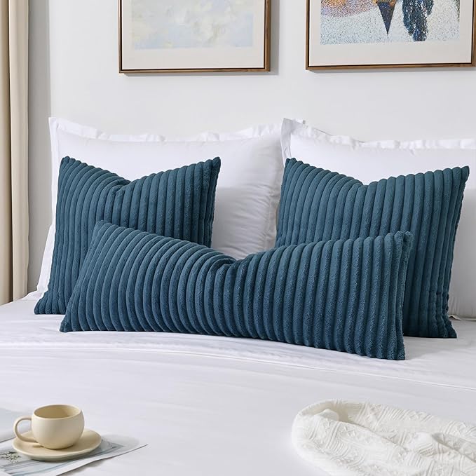 Kevin Textile Soft Plush 12x20 Inch Lumbar Pillow Cover 1 Pack, Luxury Fluffy - Image 7