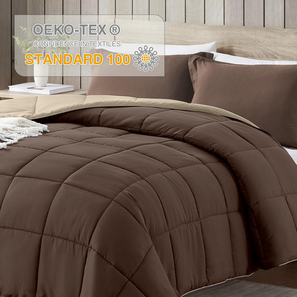 satisomnia Twin Size Comforter Set 2 Piece, Lightweight Bed Comforters