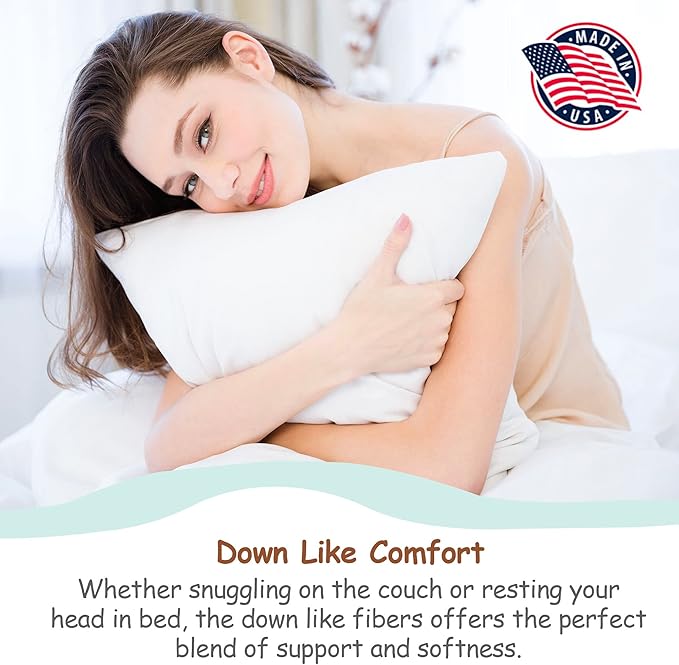 Pillowflex Synthetic Down Pillow Insert - Image 6