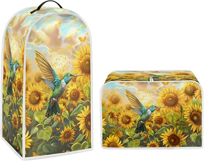 Hummingbird Kitchen Blender Dust Cover Coffee Maker Appliance Covers Sunflower by Pointodoor