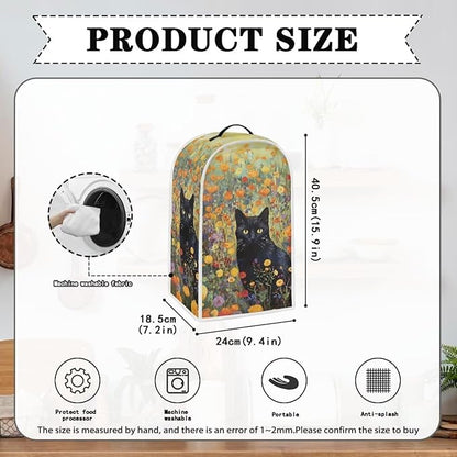 Talayituse Cat Flower Print Blender Cover Kitchen Appliance Covers Stand Mixer - Image 6