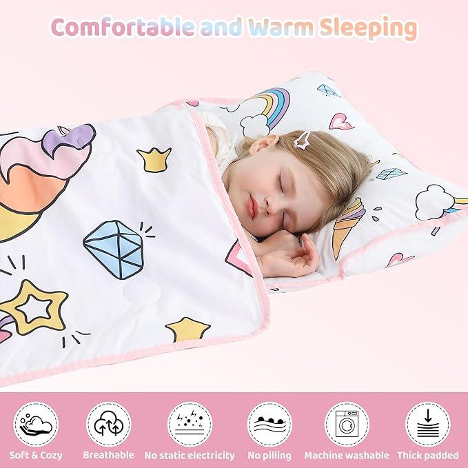 Viviland Toddler Kid Nap Mat for Preschool, Daycare Sleeping Bag - Image 6