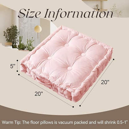 Square Floor Pillows, Large Floor Cushion - Image 8