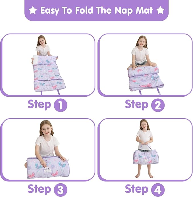 Viviland Toddler Kid Nap Mat for Preschool, Slumber Bag - Image 5