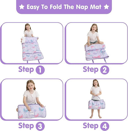 Viviland Toddler Kid Nap Mat for Preschool, Slumber Bag - Image 5