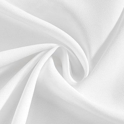 HOMEIDEAS Non-See-Through White Privacy Sheer Kitchen Curtains 24 Inches Long 2 - Image 5