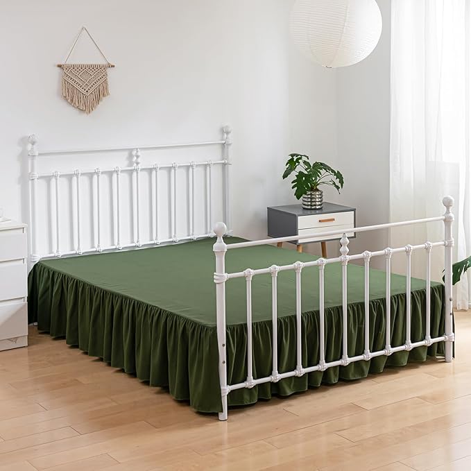 Bed Skirt Twin Size Ruffled Bed Skirt - Image 2