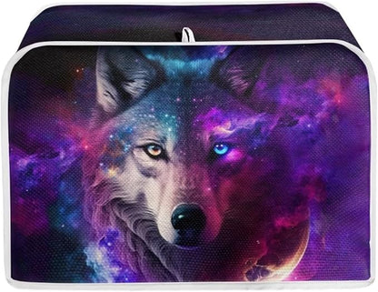 ZFRXIGN Galaxy Wolf Toaster Cover, 4 Slice Toaster Bag, Stain Resistant by ZFRXIGN
