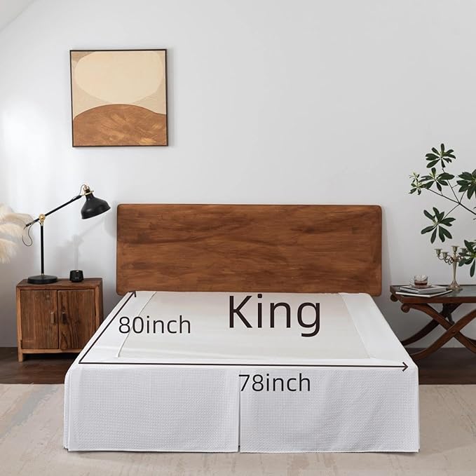 King Bed Skirt, Wrap Around Bed Skirt - Image 2
