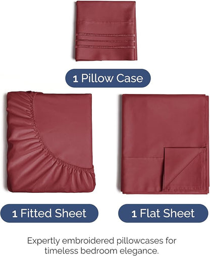 Twin XL Size 3 Piece Sheet Set - Image 2