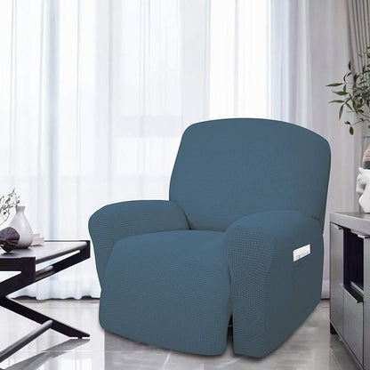 Easy-Going 4 Pieces Oversized Recliner Stretch Sofa Slipcover Sofa Cover - Image 2