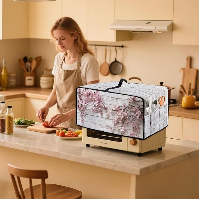 Air Fryer Toaster Oven Dust Cover Countertop Microwave Dust Cover Protector - Image 3