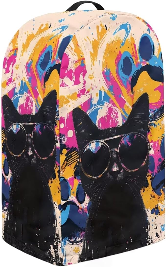 Cool Black Cats Blender Cover Kitchen Appliance Cover Anti Fingerprint Dust - Image 4