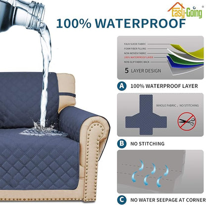 Easy-Going Sofa Slipcover Chair Cover Waterproof Couch Cover Washable Sofa - Image 4