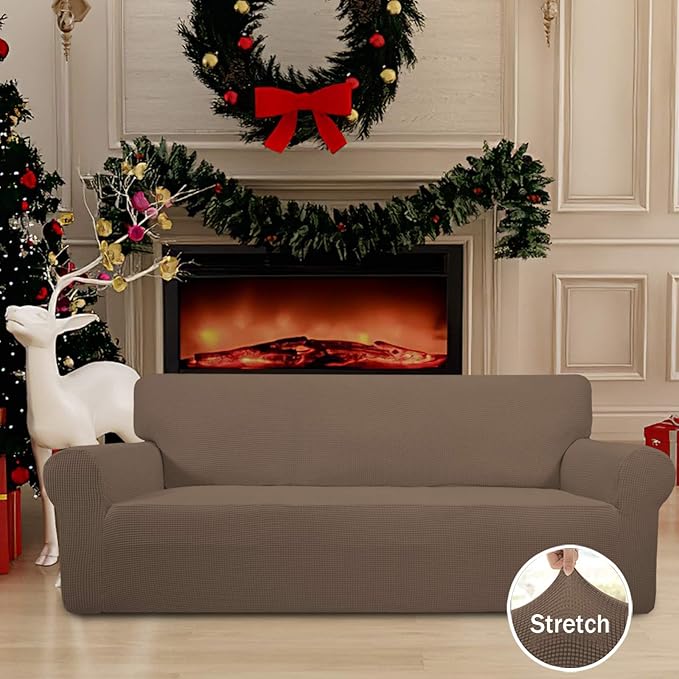 Easy-Going Stretch Sofa Slipcover 1-Piece Sofa Cover Furniture Protector Couch - Image 2