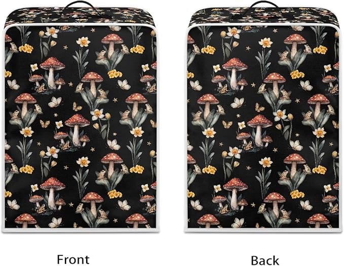 Mumeson Frog Mushroom Coffee Maker Cover, Waterproof Dust Cover - Image 2