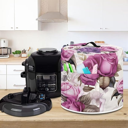 Rose Dust Cover for 6 qt Air Fryer & Pressure Cooker Kitchen Appliance - Image 3