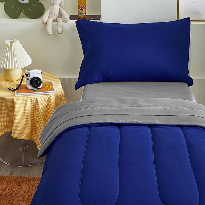 4 Pieces Toddler Bedding Set Ultra Soft and Breathable Toddler Comforter Sheet - Image 5