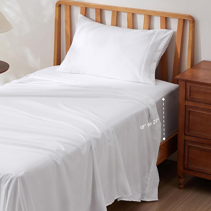 Bedsure Deep Pocket Twin Sheets Set by BEDSURE