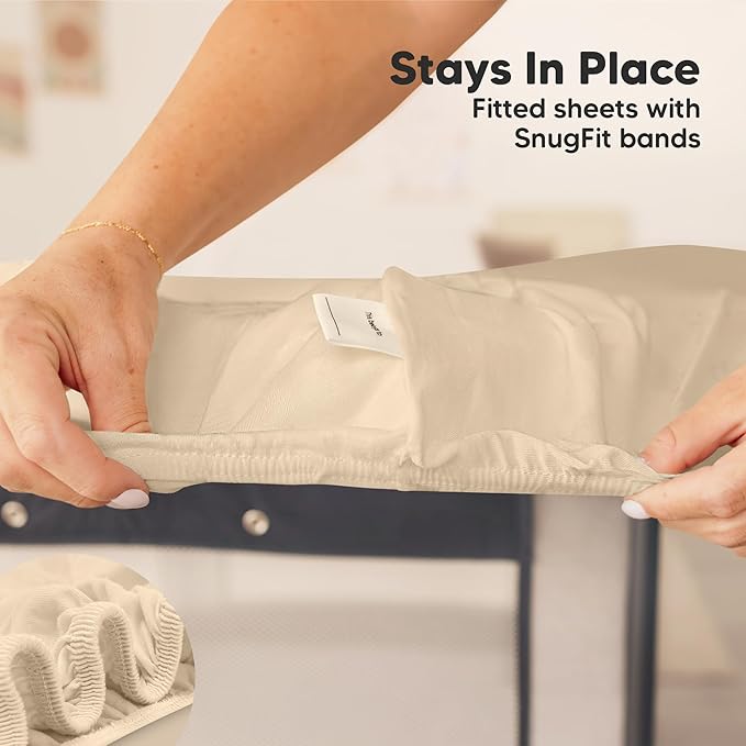 2-Pack Mini Crib Sheets Fitted - Image 6