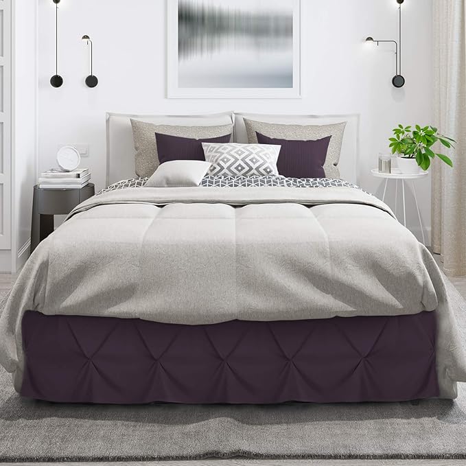 Nestl Purple Bed Skirt - Image 2