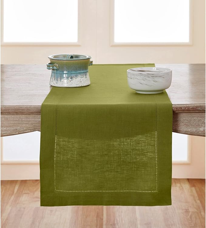 Solino Home Linen Table Runner 120 Inches Long by SolinoHome